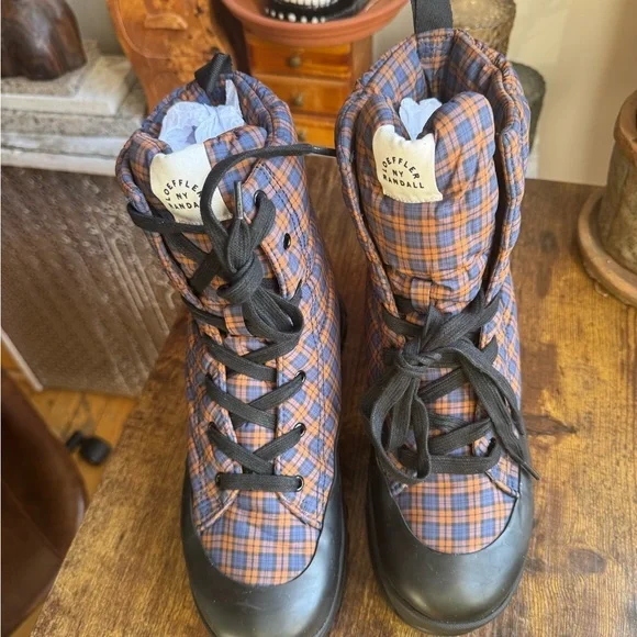 Loeffler Randall - Davey Navy/Rust Weather Boot - Picture 7 of 14